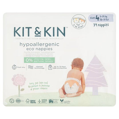 Eco Diapers Size 4 - 34 Pack
