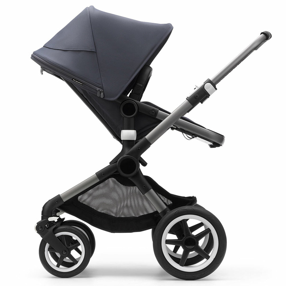 Bugaboo - Fox3 Complete Stroller in Graphite/Stormy Blue-Stormy Blue