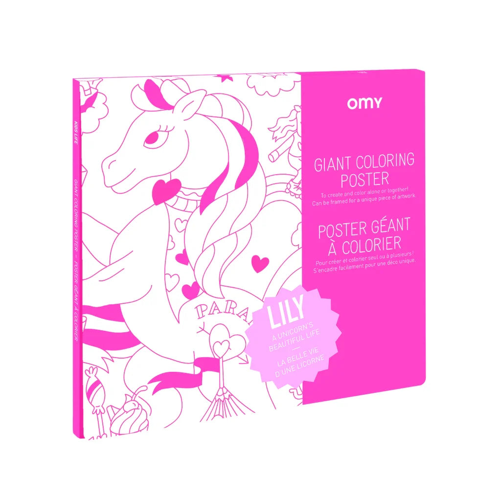 OMY - Large Poster - Lily Unicorn