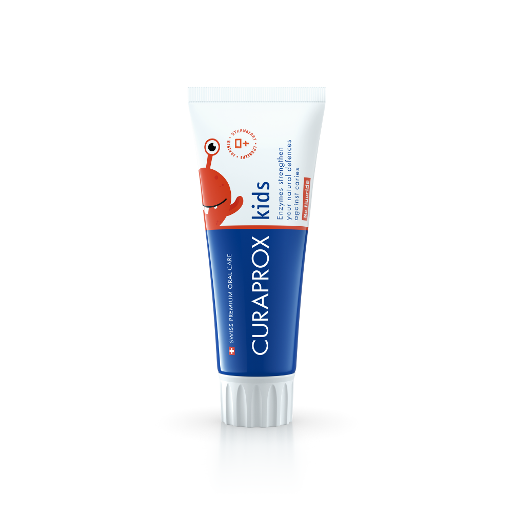 Curaprox Kids Toothpaste 0+ No Fluoride - Strawberry