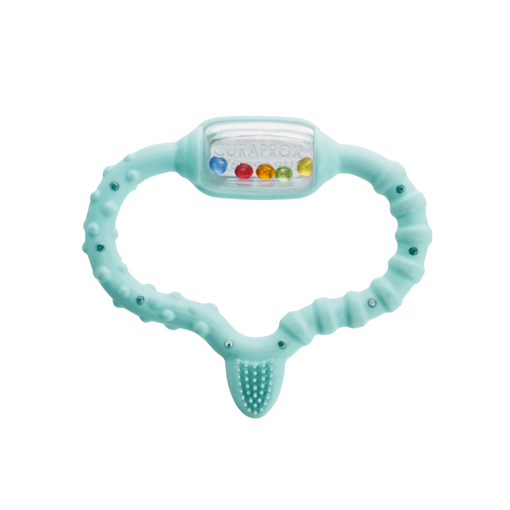 Baby Teething Ring with Rattle