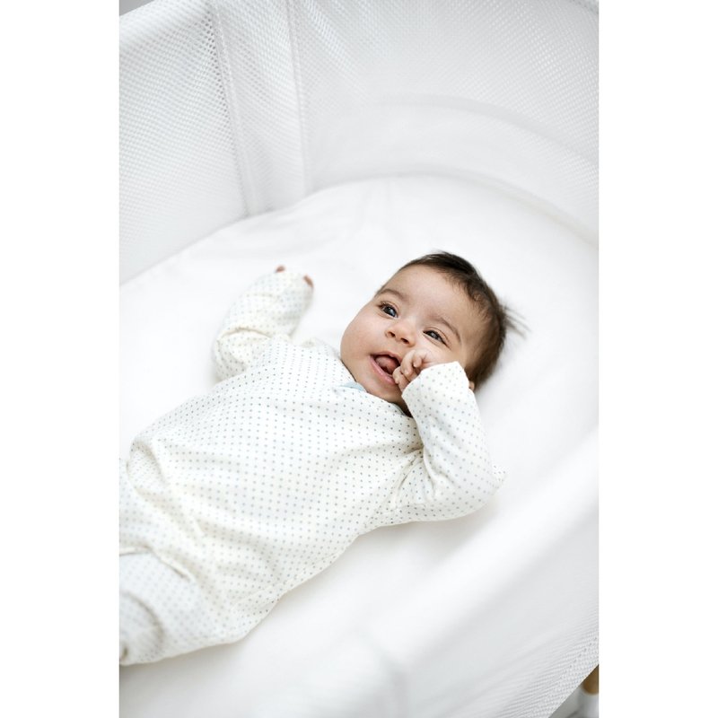 BabyBjörn - Fitted sheet for Baby Crib - White