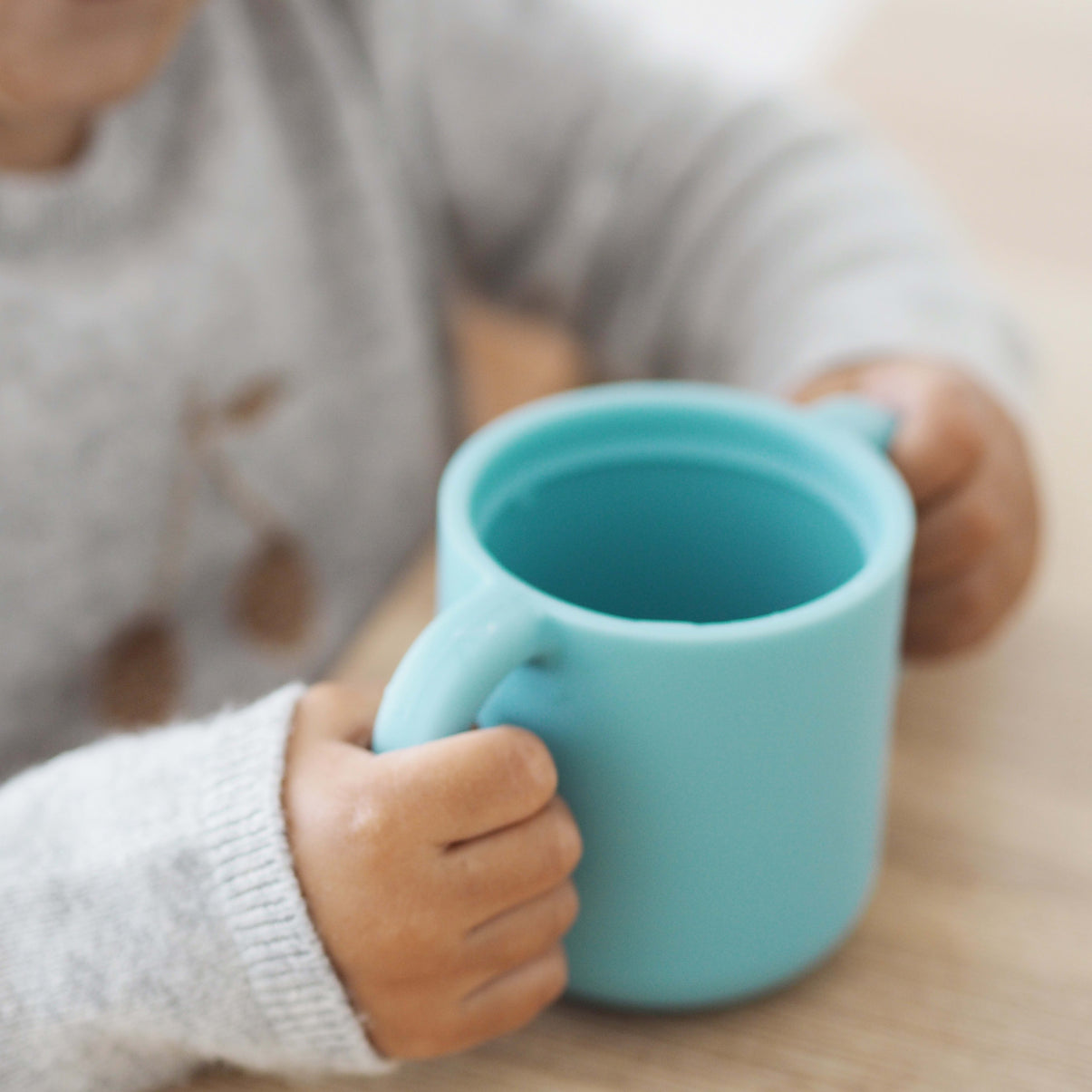 Silicone Learning Cup - Available Color: Blue  & Pink