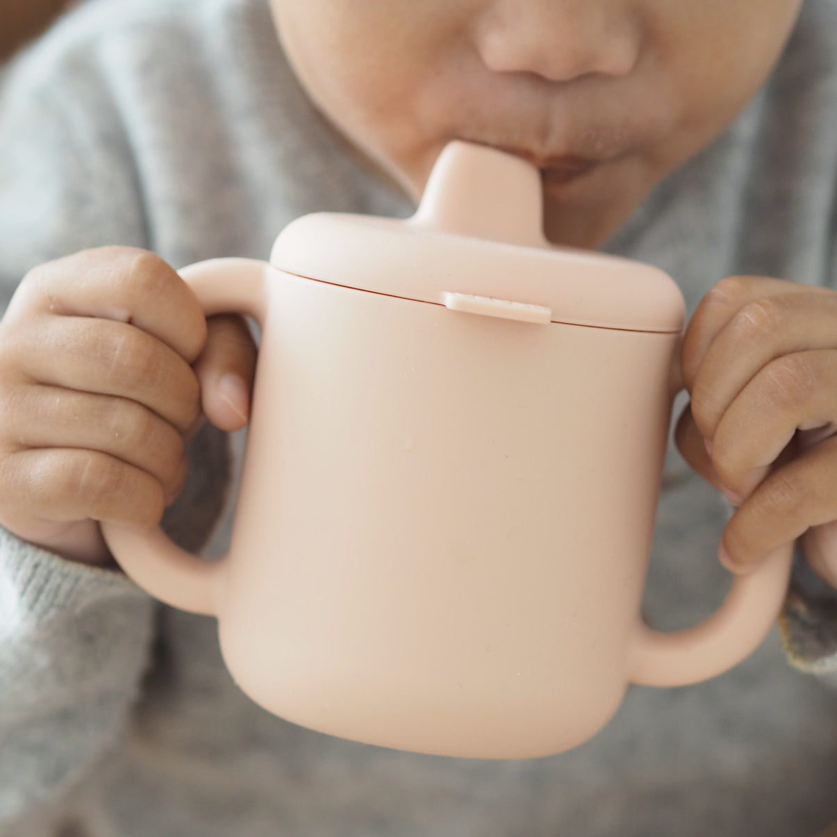 Silicone Learning Cup - Available Color: Blue  & Pink