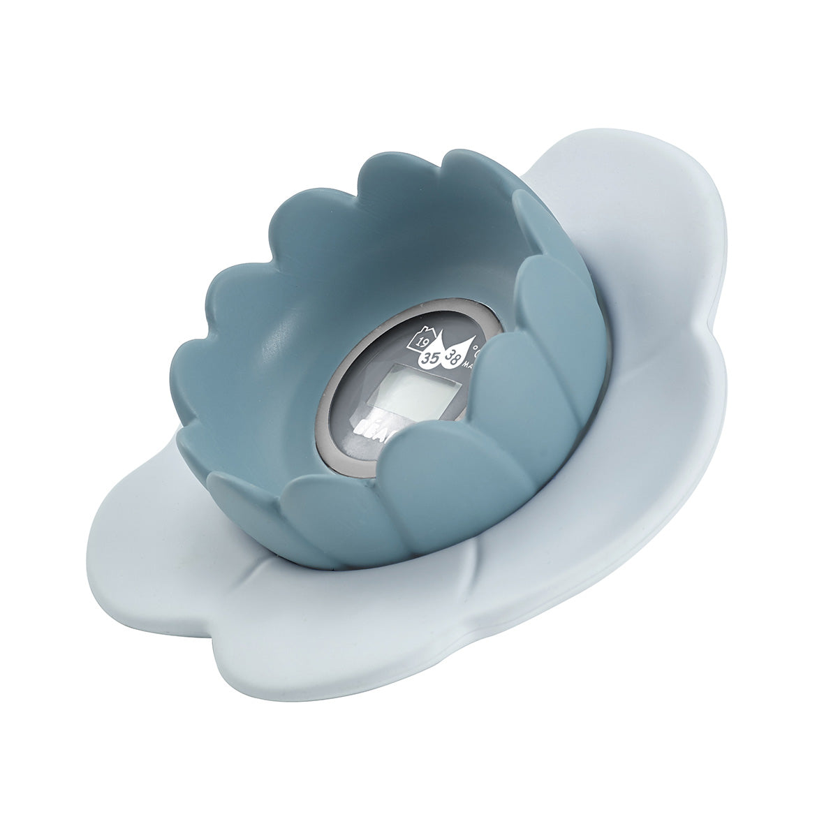 Lotus Multi-Functional Bath Thermometer - Colour: Green/Blue & Old Pink