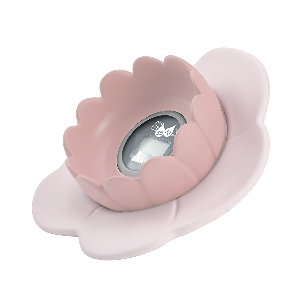 Lotus Multi-Functional Bath Thermometer - Colour: Green/Blue & Old Pink