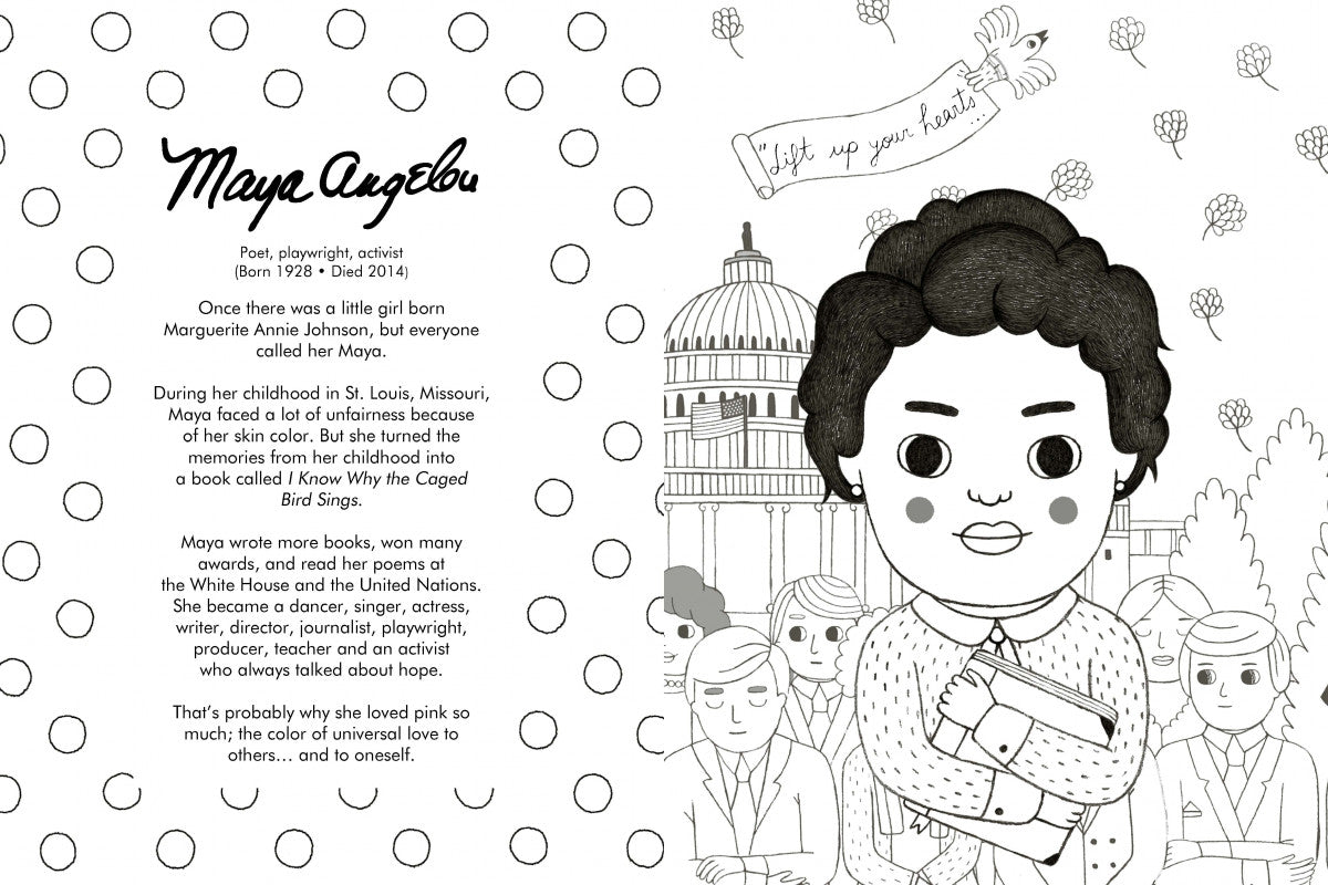 Little People, Big Dreams - Colouring Book: 15 Dreamers to Colour