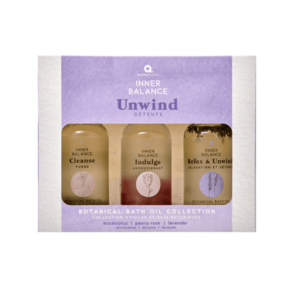 Aroma Home - Unwind Bath Oil Gift Set