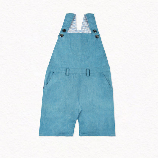 Benjamin Baby Boy Dungaree  Jean Light Blue
