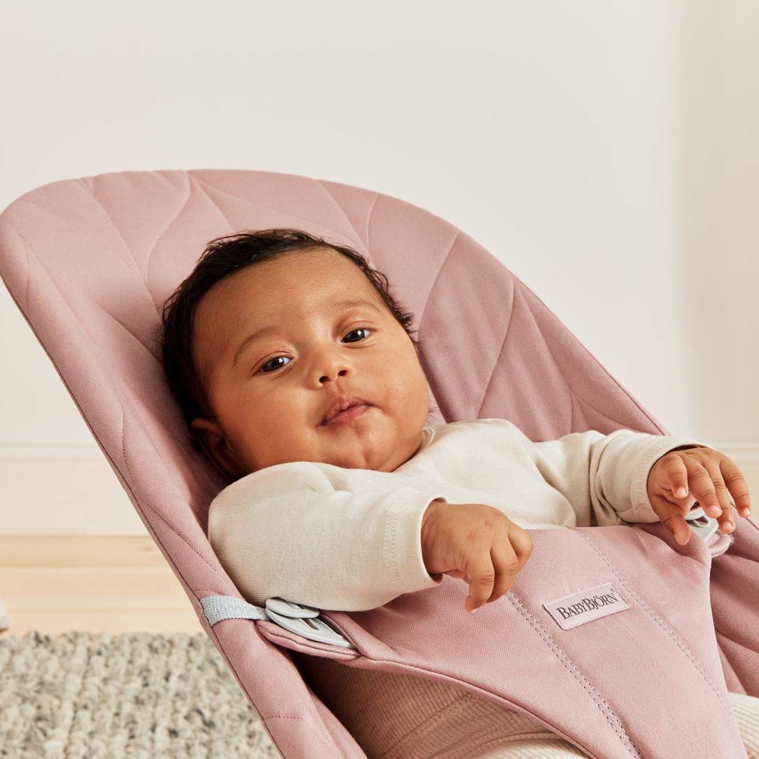 Bouncer Bliss - Cotton, Petal Quilt - Dusty Pink