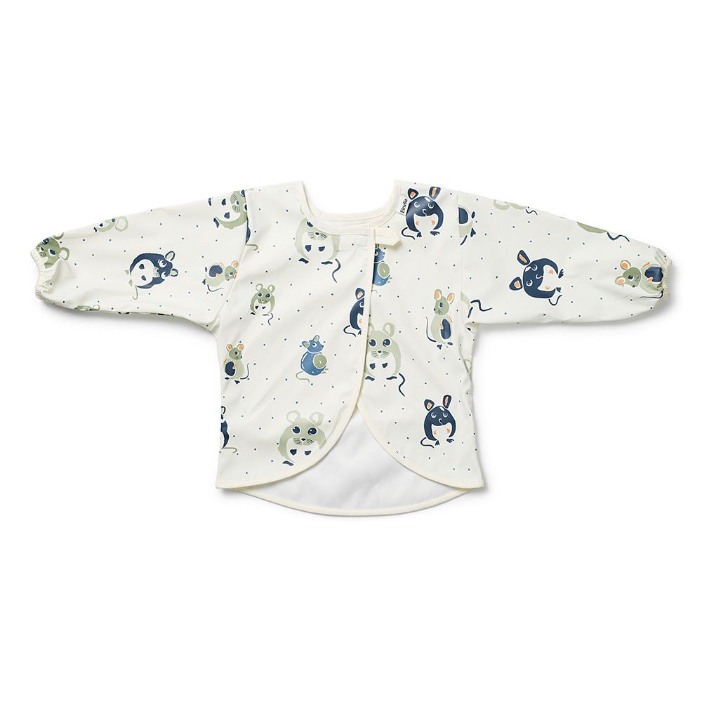 Elodie Details -  Longsleeved Baby Bib - Forest Mouse
