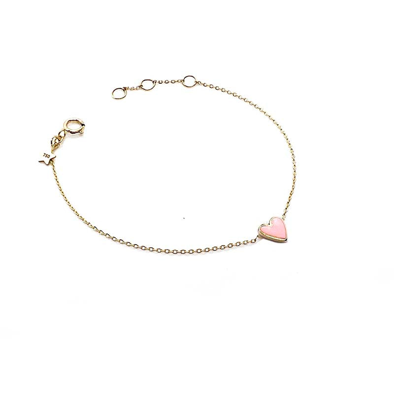 Bracelet Lollipop Heart 18k Gold