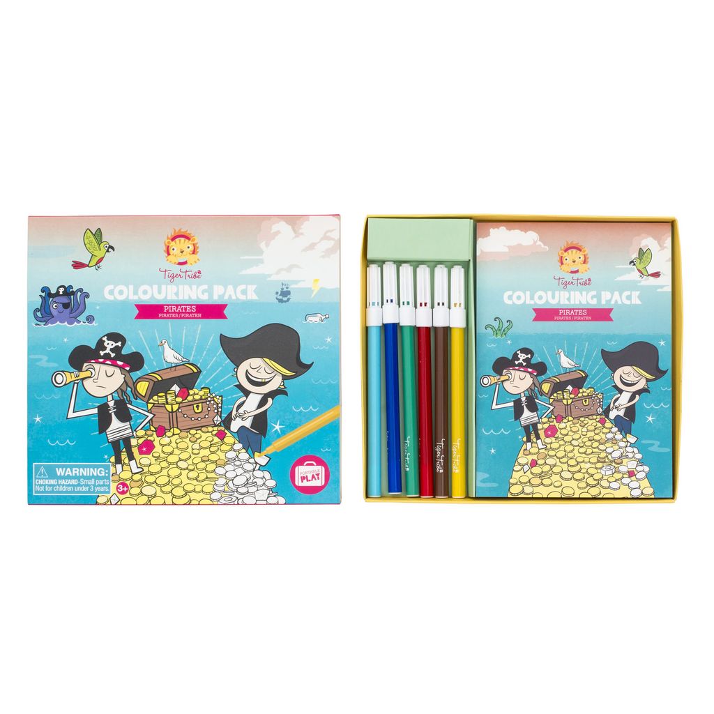 Tiger Tribe - Colouring Set - Pirates