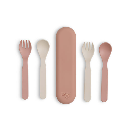 PLA Cutlery Set of 2 and Case