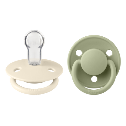 De Lux 2 Pack Silicone Onesize - Ivory/Sage