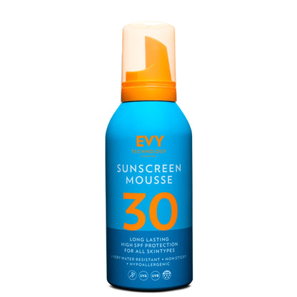 EVY Technology sunscreen mousse SPF 30