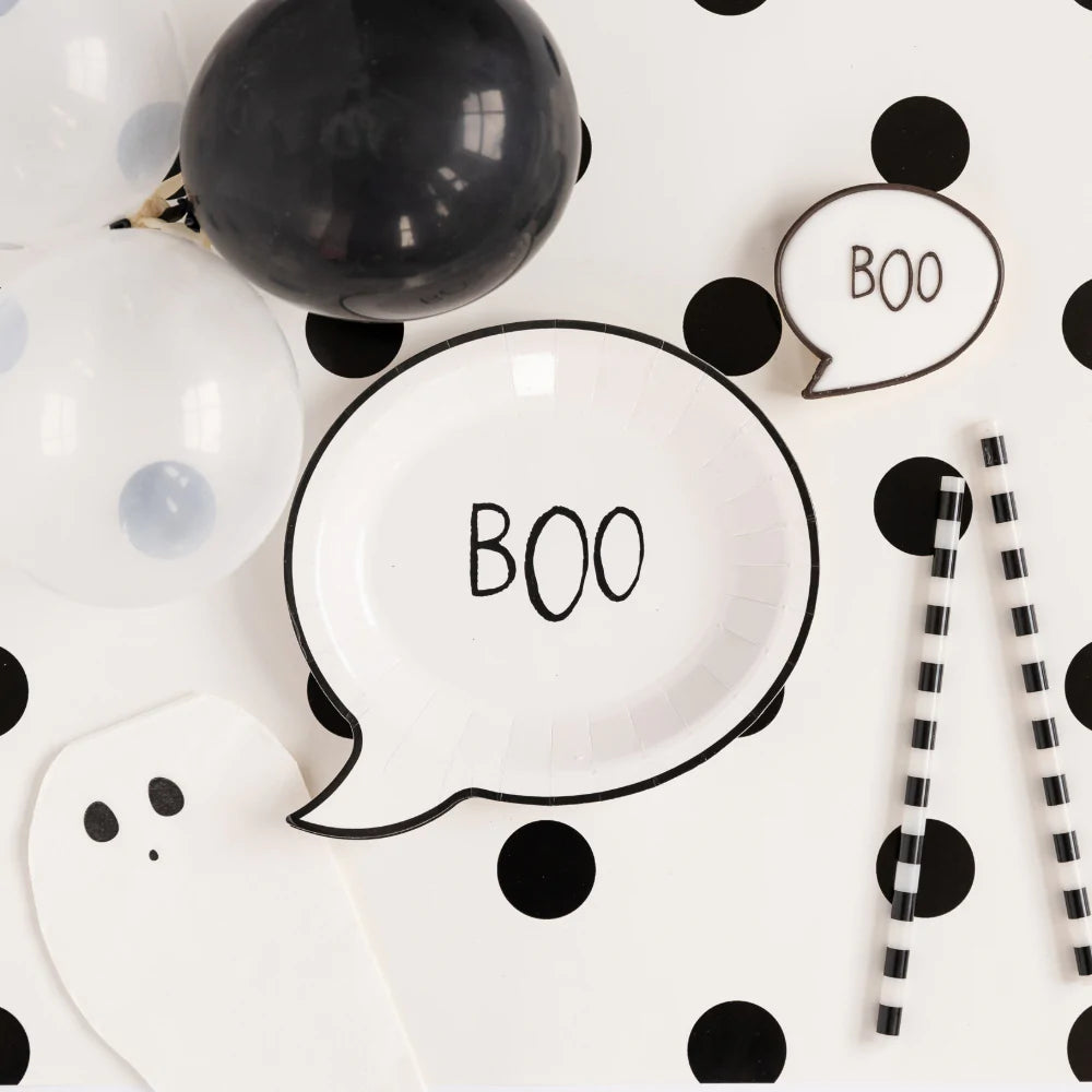 Happy Haunting BOO Plate