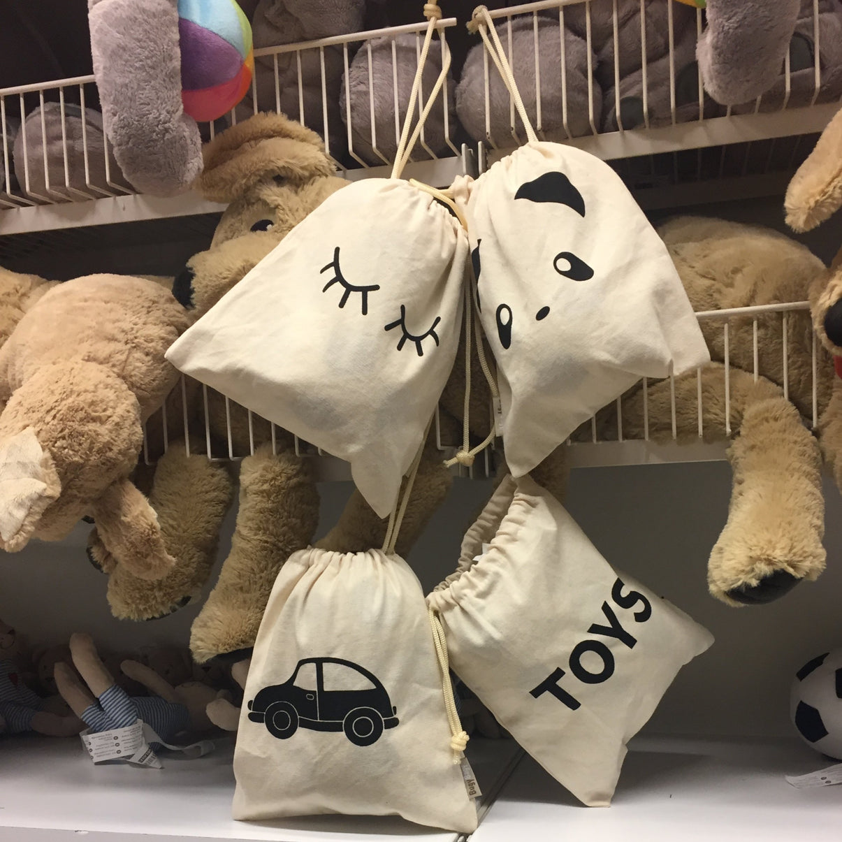 BugyBagy - Small Canvas Bag - Eyelash
