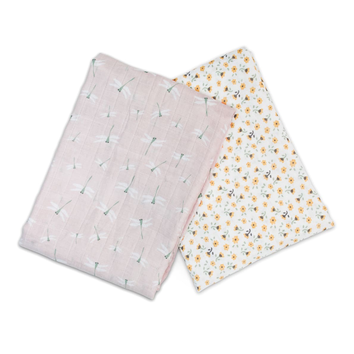 Cotton Swaddles - Vintage Floral / Dragonfly