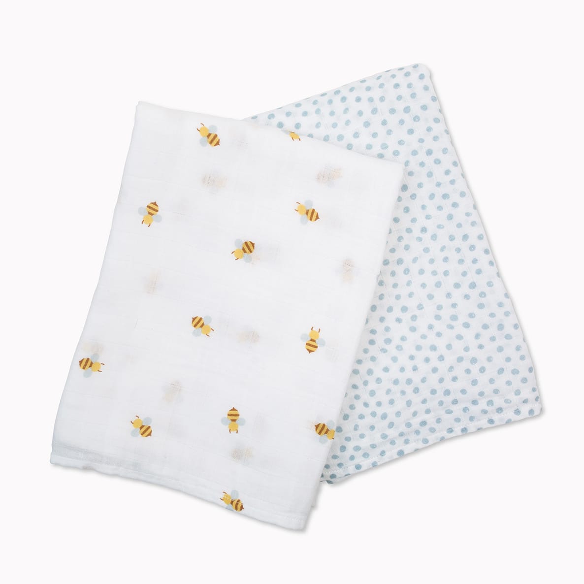 Cotton Swaddles - Bees & Dots
