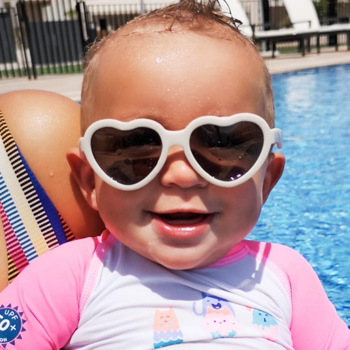 Ella - Cream Baby Sunglasses