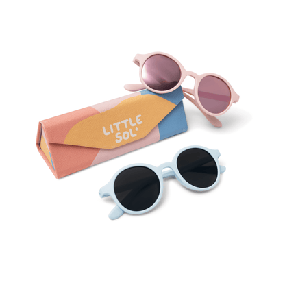 النظارات الشمسية للأطفال الوردية