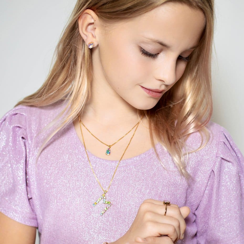 Girls Petite Drop Earrings - Aurora