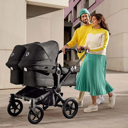 Bugaboo Donkey 5 Twin Complete Me Travel System BLACK MIDNIGHT BLA Elli Junior