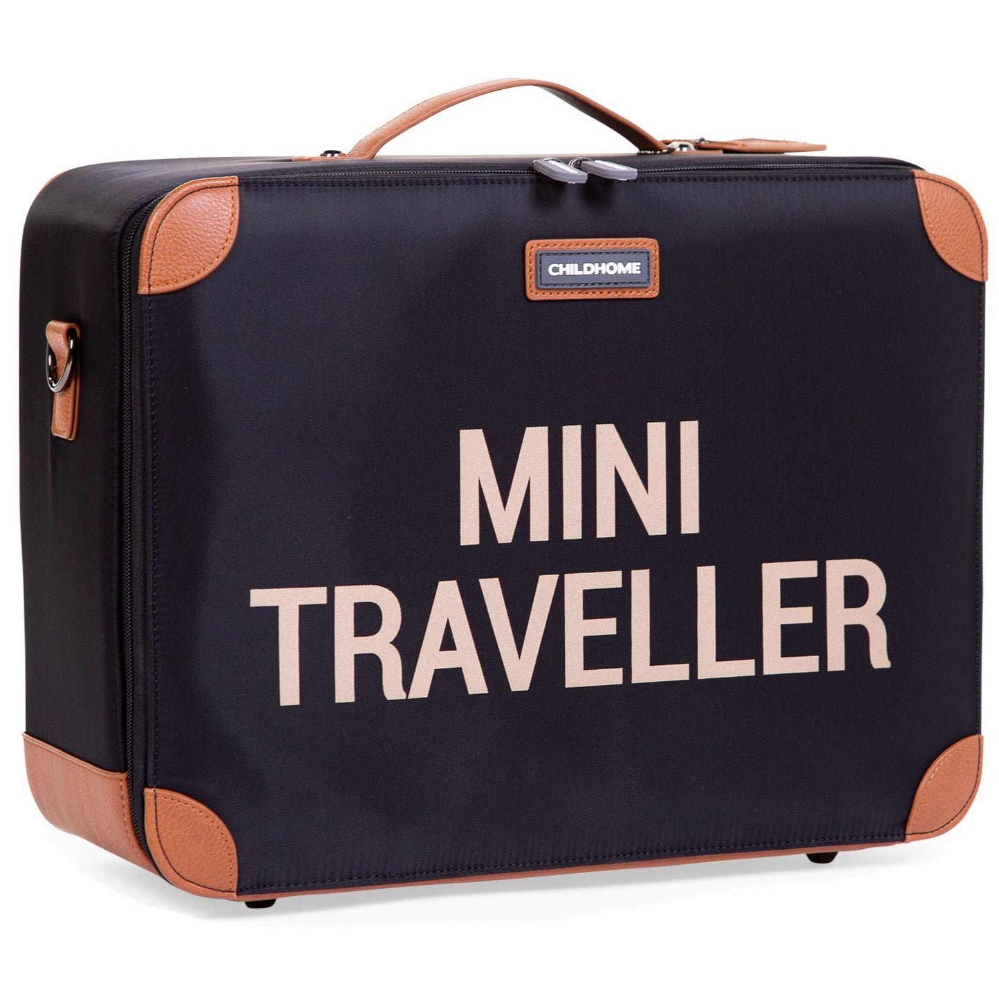 اطلع عليه بتاريخ 03 ديسمبر 2013. Childhome-Mini Traveller Kids Suitcase-Black Gold