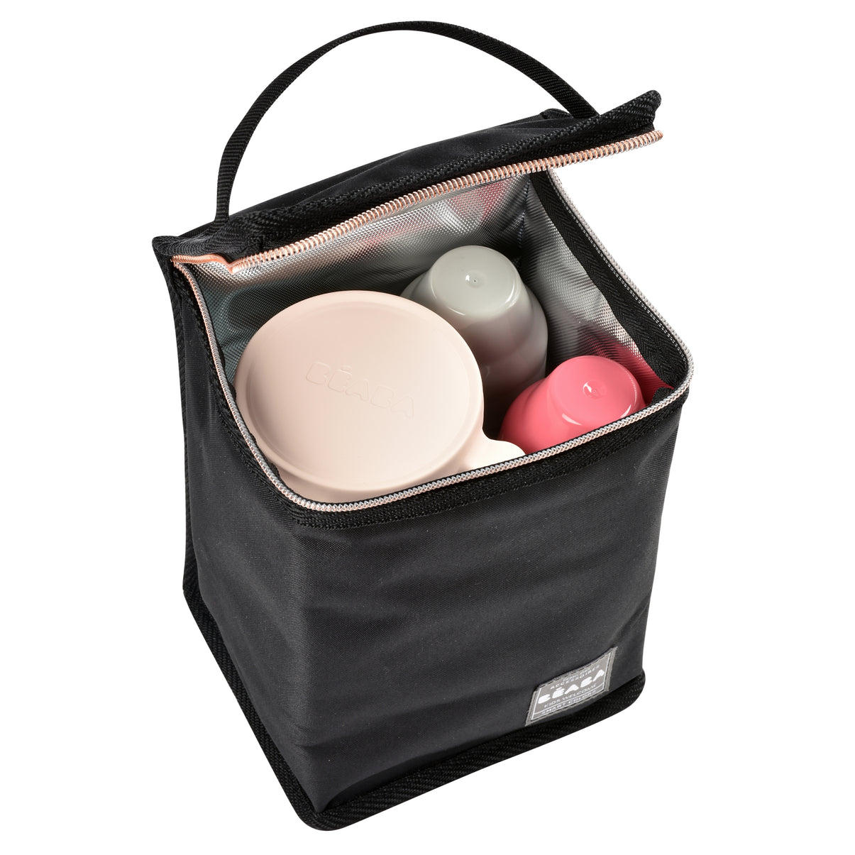 Isothermal Meal Pouch - Black/Pink/Gold