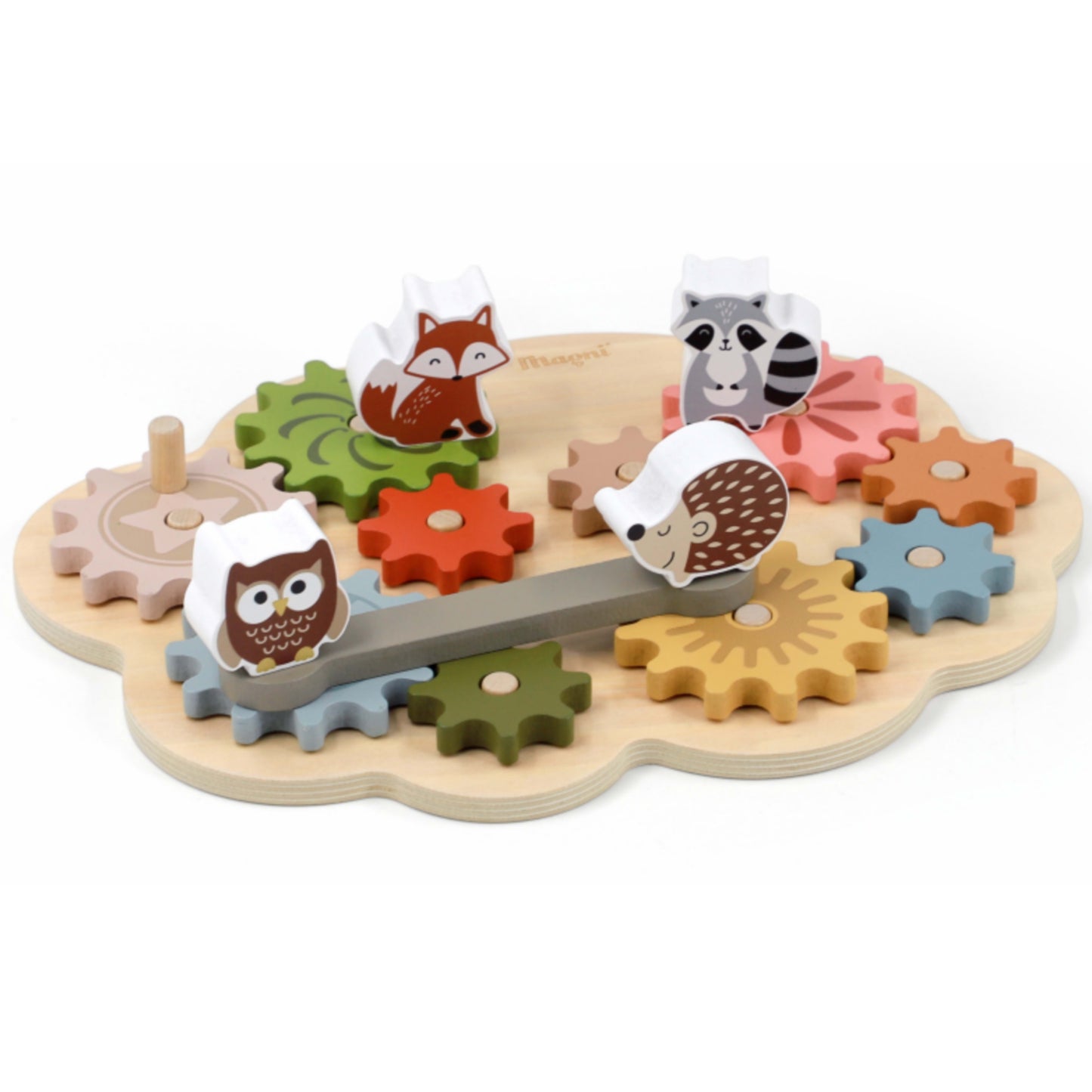 Activity Board with Gears And Animals