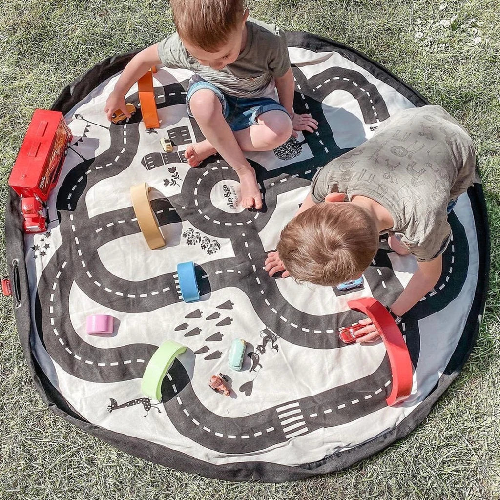 Play and Go - Playmat and Storage Bag - Road Map
