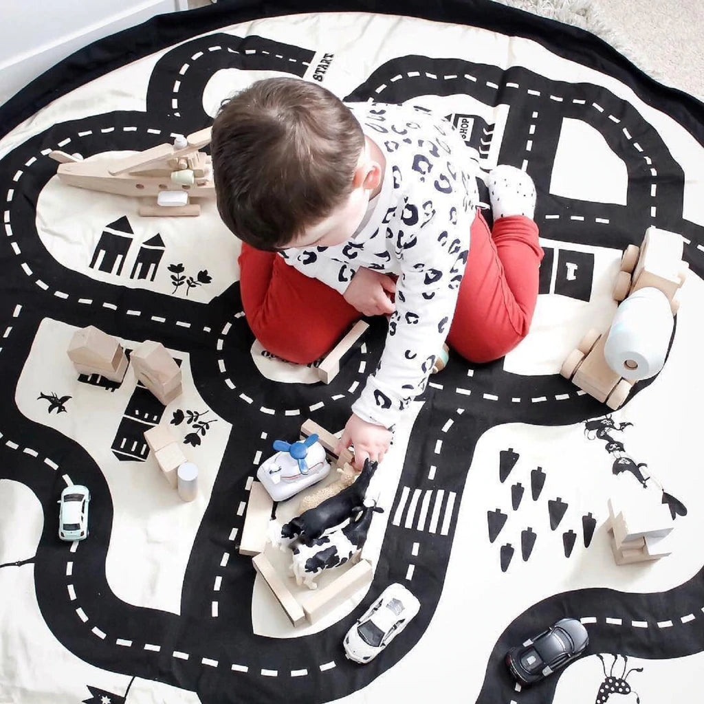Play and Go - Playmat and Storage Bag - Road Map