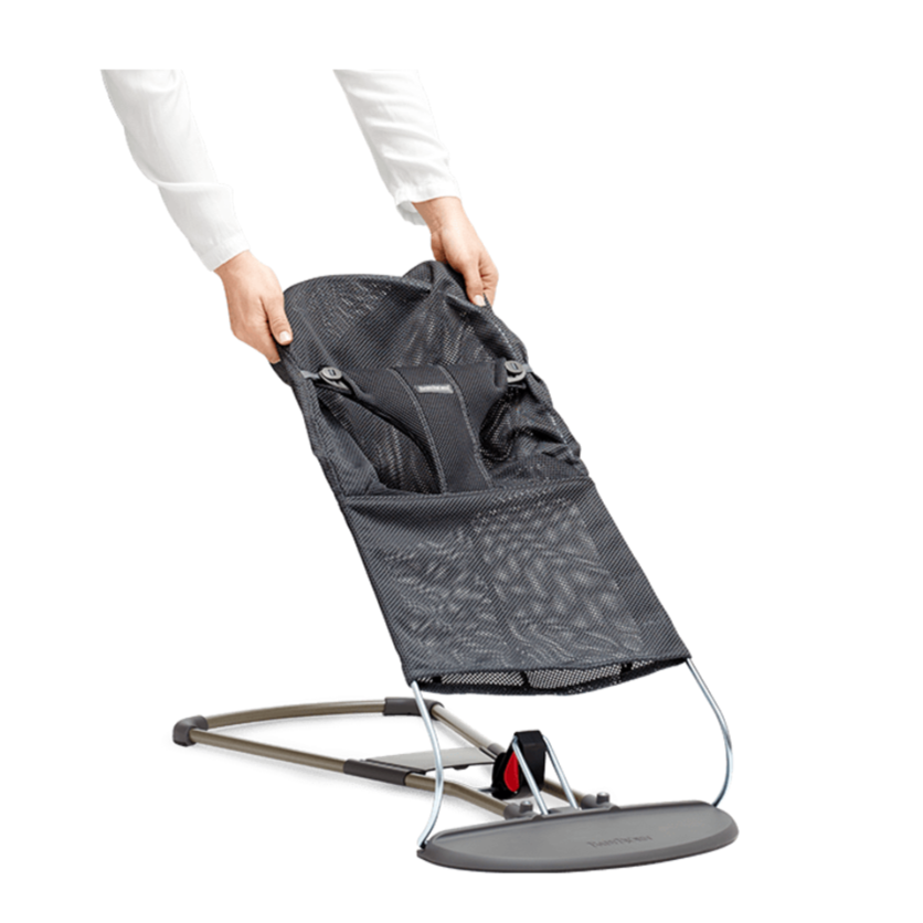 Fabric Seat Bouncer Bliss - Anthracite, Mesh