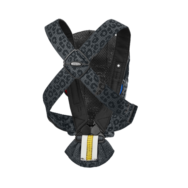 Baby Carrier Mini - Anthracite/Leopard, 3D Mesh