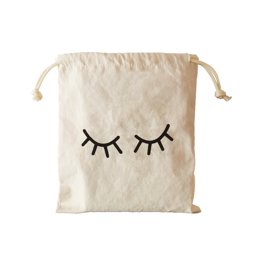 BugyBagy - Small Canvas Bag - Eyelash