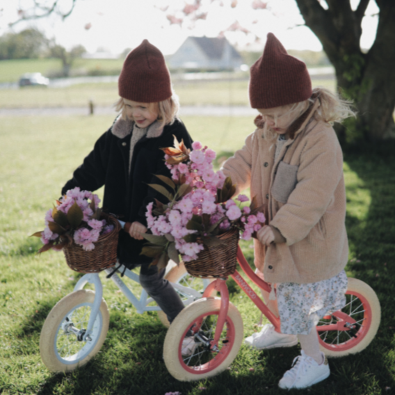 BANWOOD - FIRST GO BIKE- COLORS: Navy, Dark Green, White, Pink, Cream, Red, Coral, Sky
