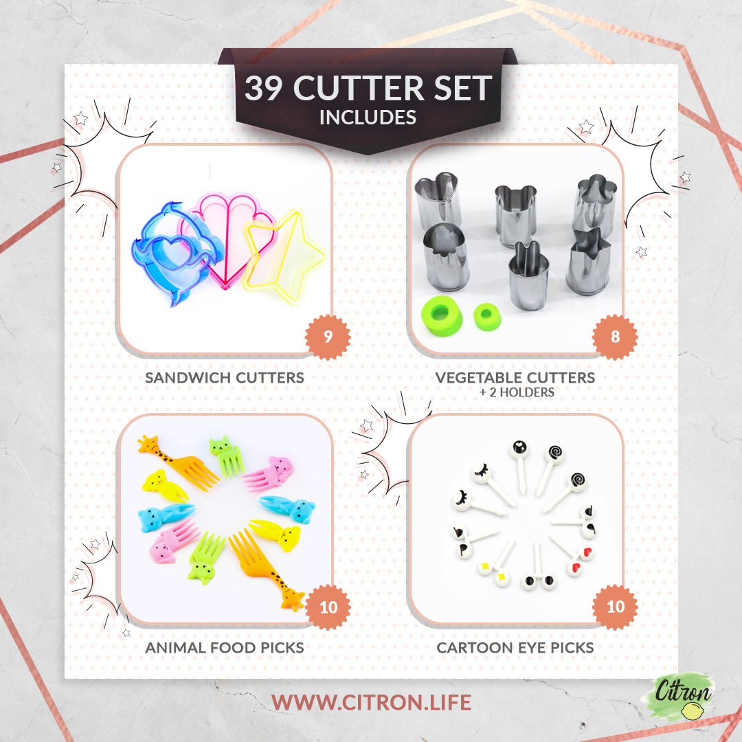 Citron - Sandwich Cutter, 39 pieces