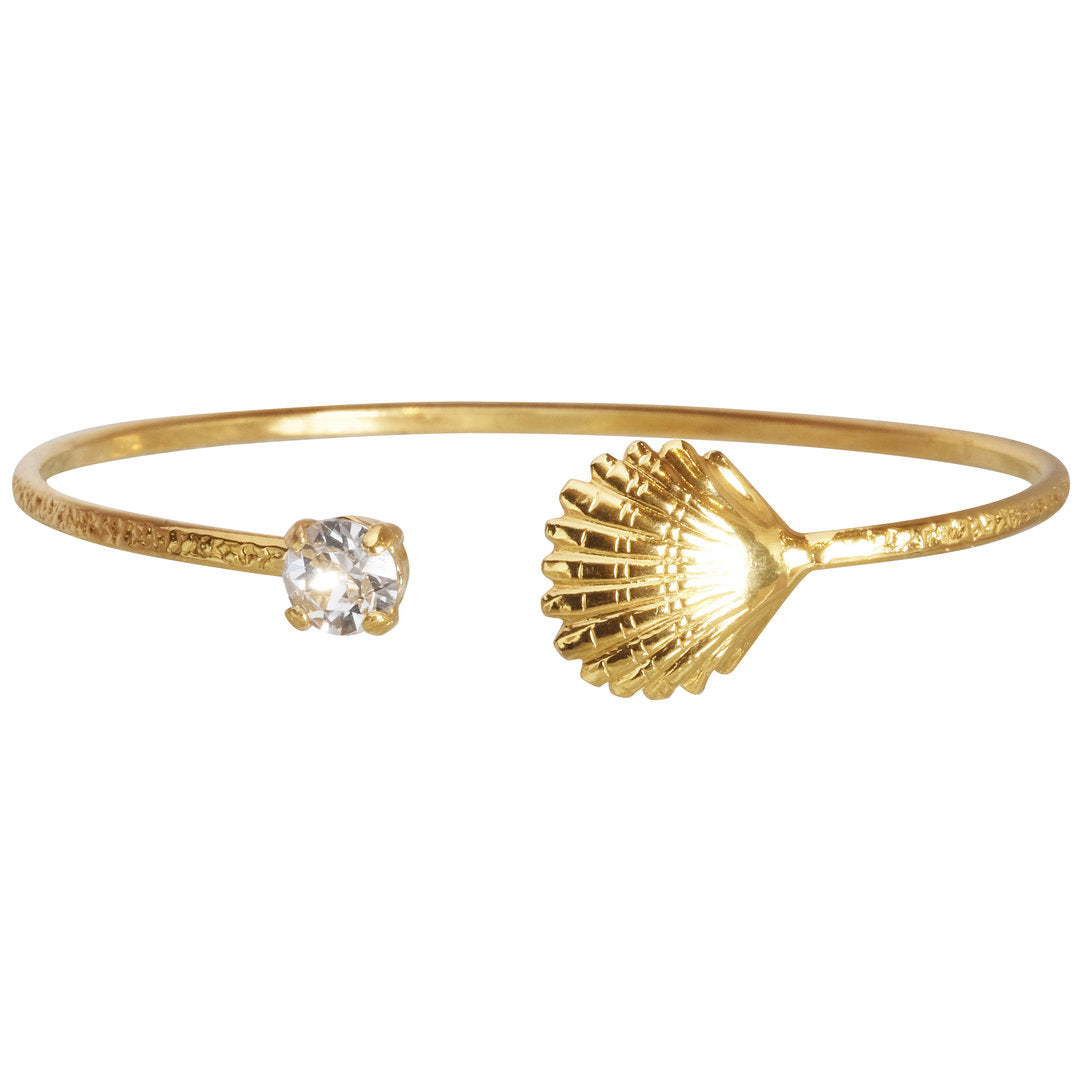 Girls Shell Bracelet - Crystal