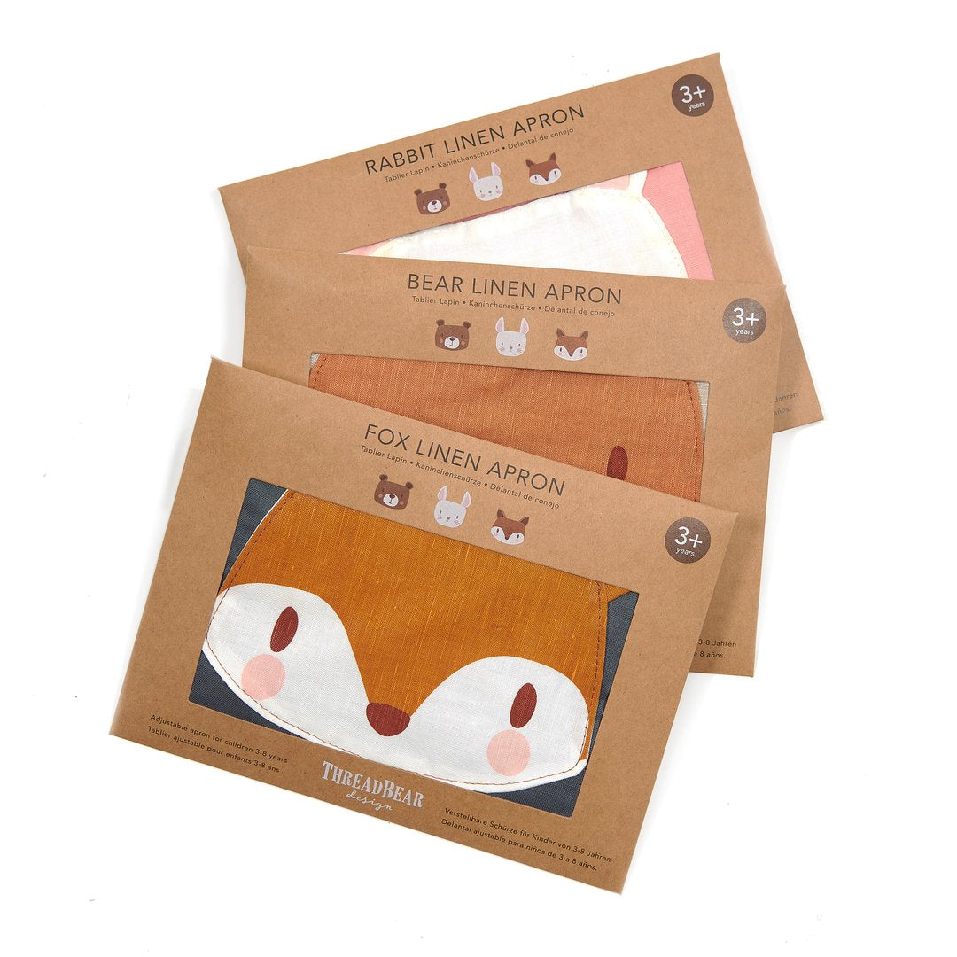 ThreadBear Design - Bear Linen Apron
