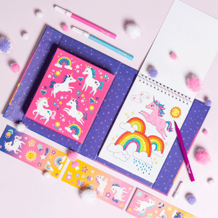 Tiger Tribe - Colouring Set - Unicorn Magic