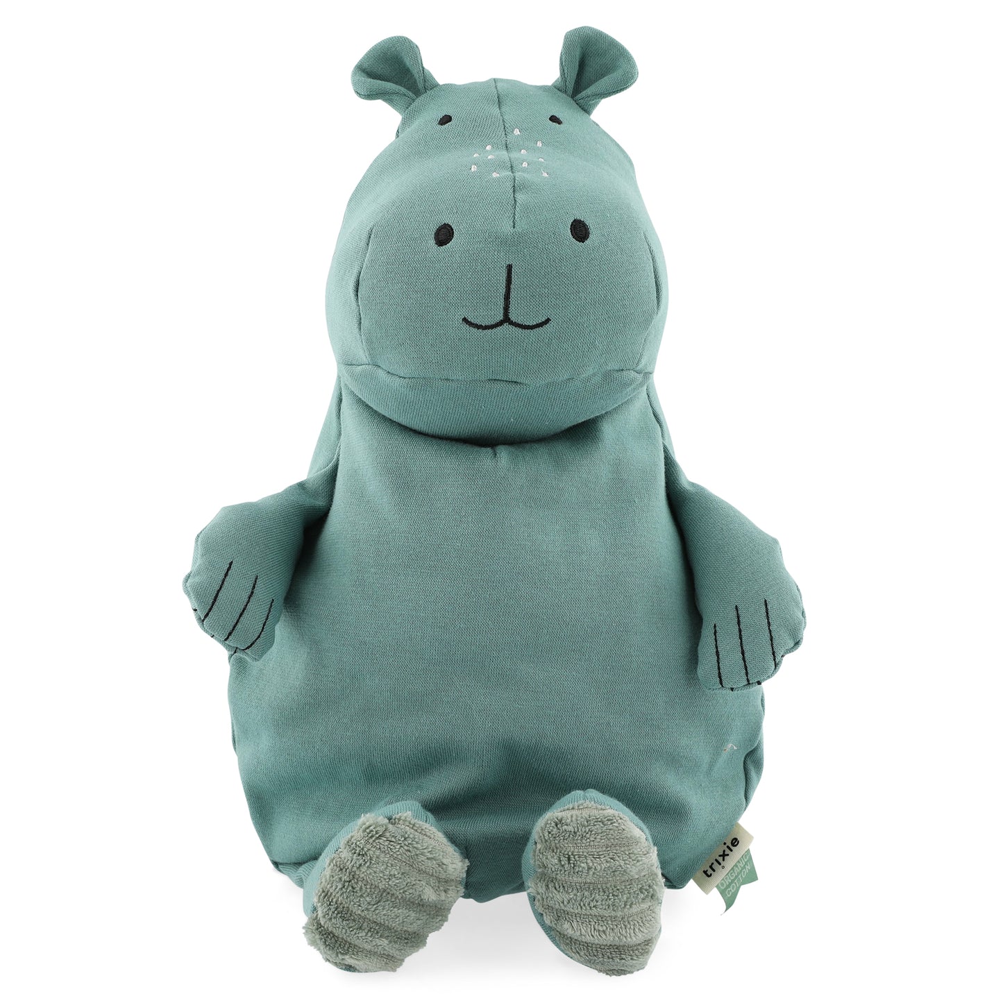 Plush Toy Large - Mr. Hippo (head to toe 38cm)