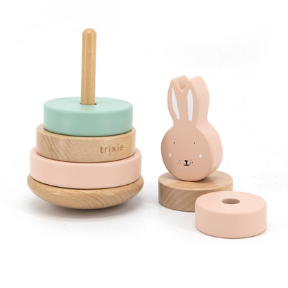 Wooden Stacking Toy - Mrs. Rabbit