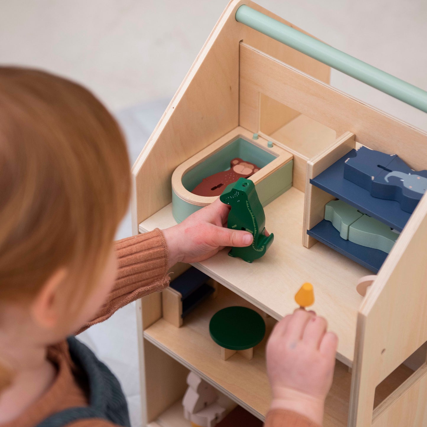 Wooden Play House With Accessories