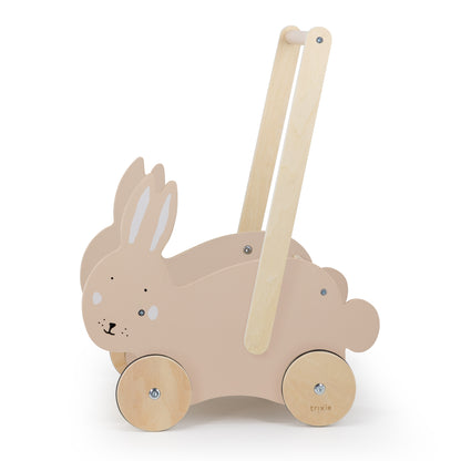 Wooden Push Along Cart - Mrs. Rabbit (NOT A Walker)