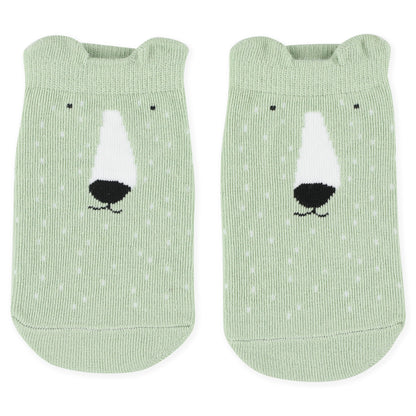 Sneaker socks 2-pack - Mr. Polar Bear: Sizes - 12-24 M & 2-4 YR