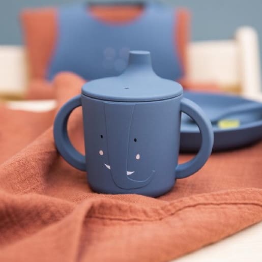 Silicone Sippy Cup - Mrs. Elephant