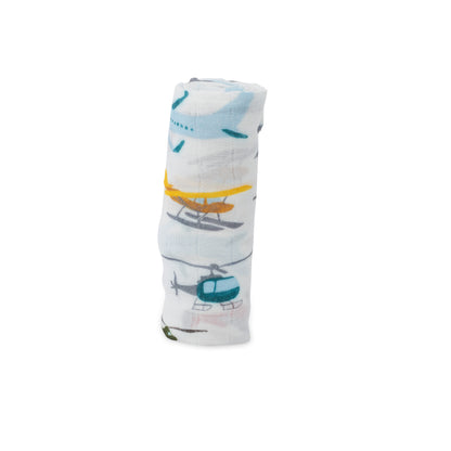 Deluxe Muslin Single Swaddle - Air Show