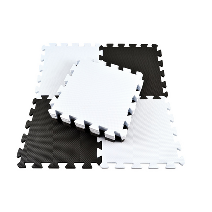 Magni - Floor Puzzle in Foam White/Black - 10 pcs.