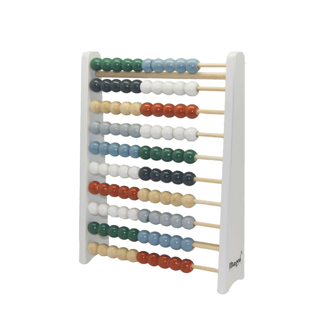 Magni - Wooden Counting Frame - White